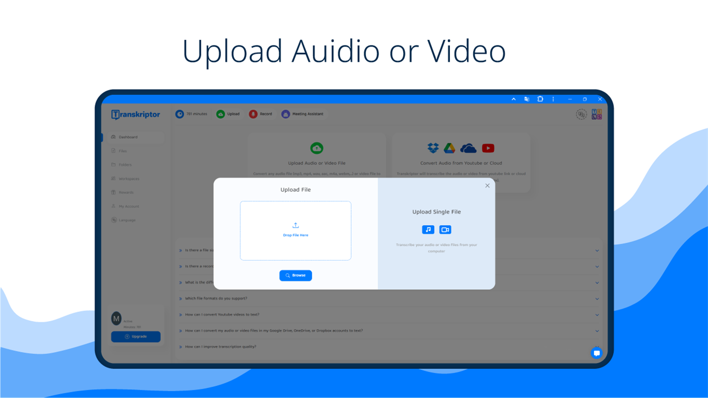 #2. Transkriptor (Windows) 由: Transkriptor