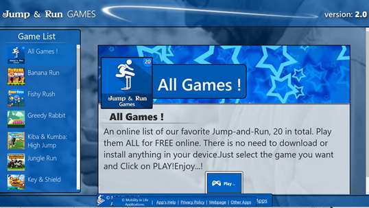 Online Games+ (Jump-And-Run) screenshot 1