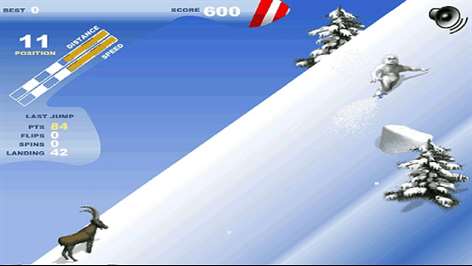 Penguin Snowboard Screenshots 1