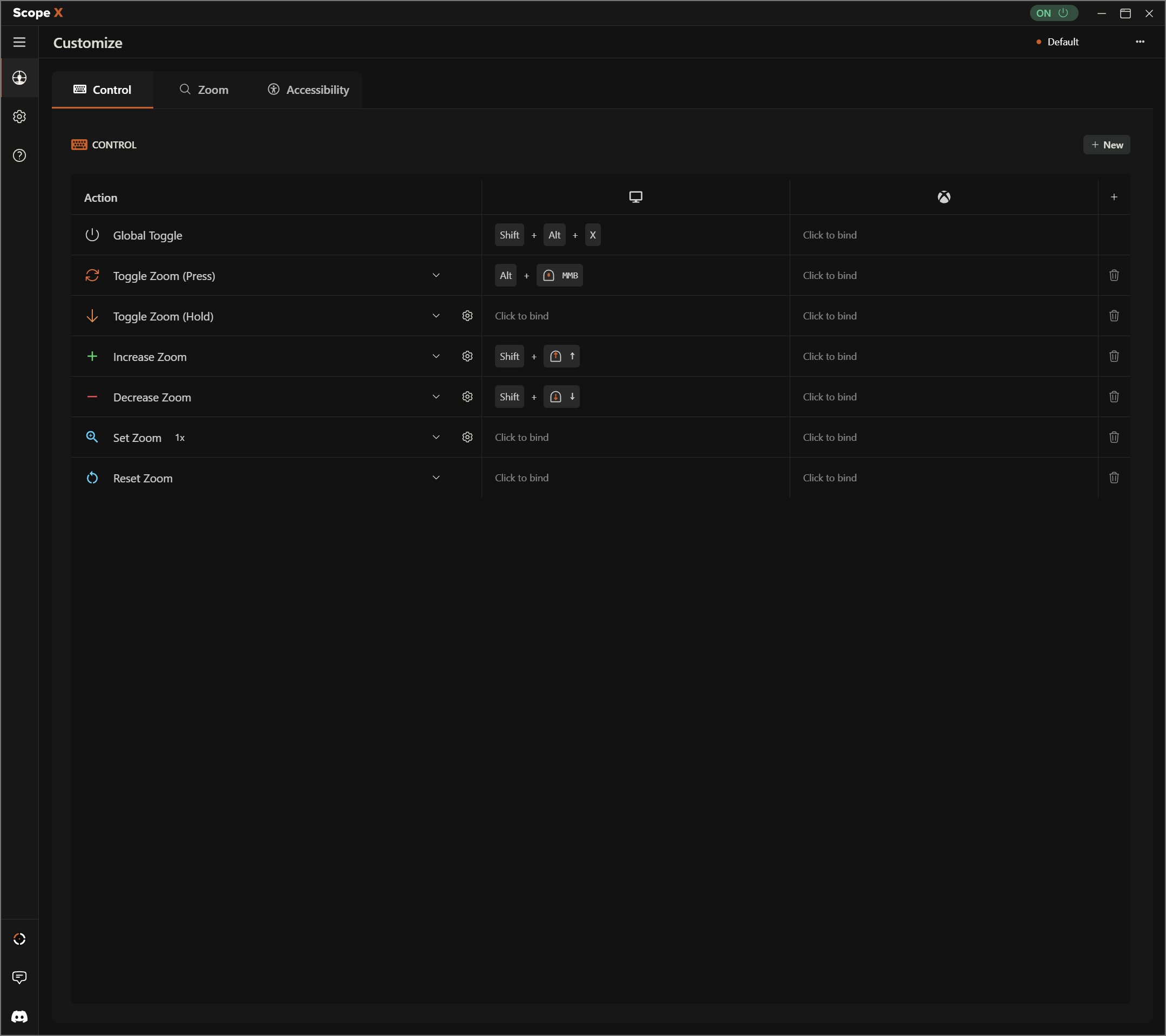 Scope X screenshot
