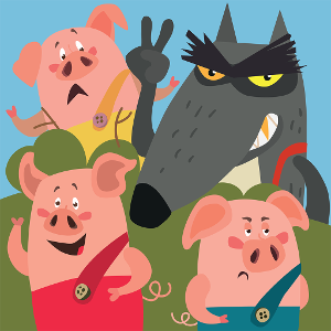 The Adventures of the Three Little Pigs