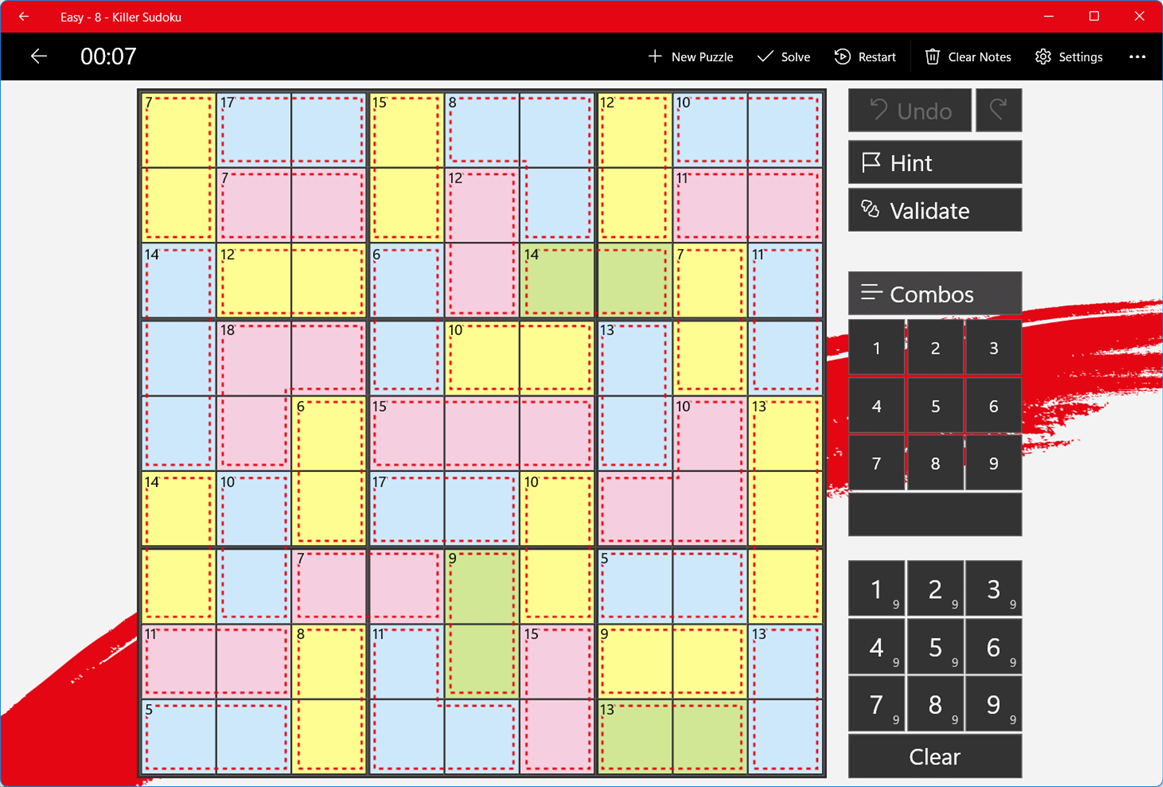 #1. Killer Sudoku (Windows) By: Reflection IT