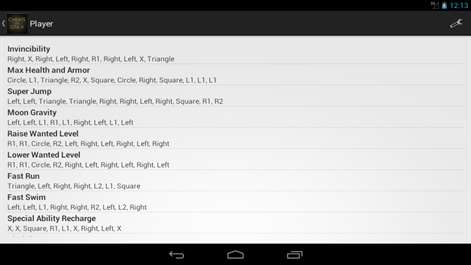 GTA GAME CHEATS Screenshots 1