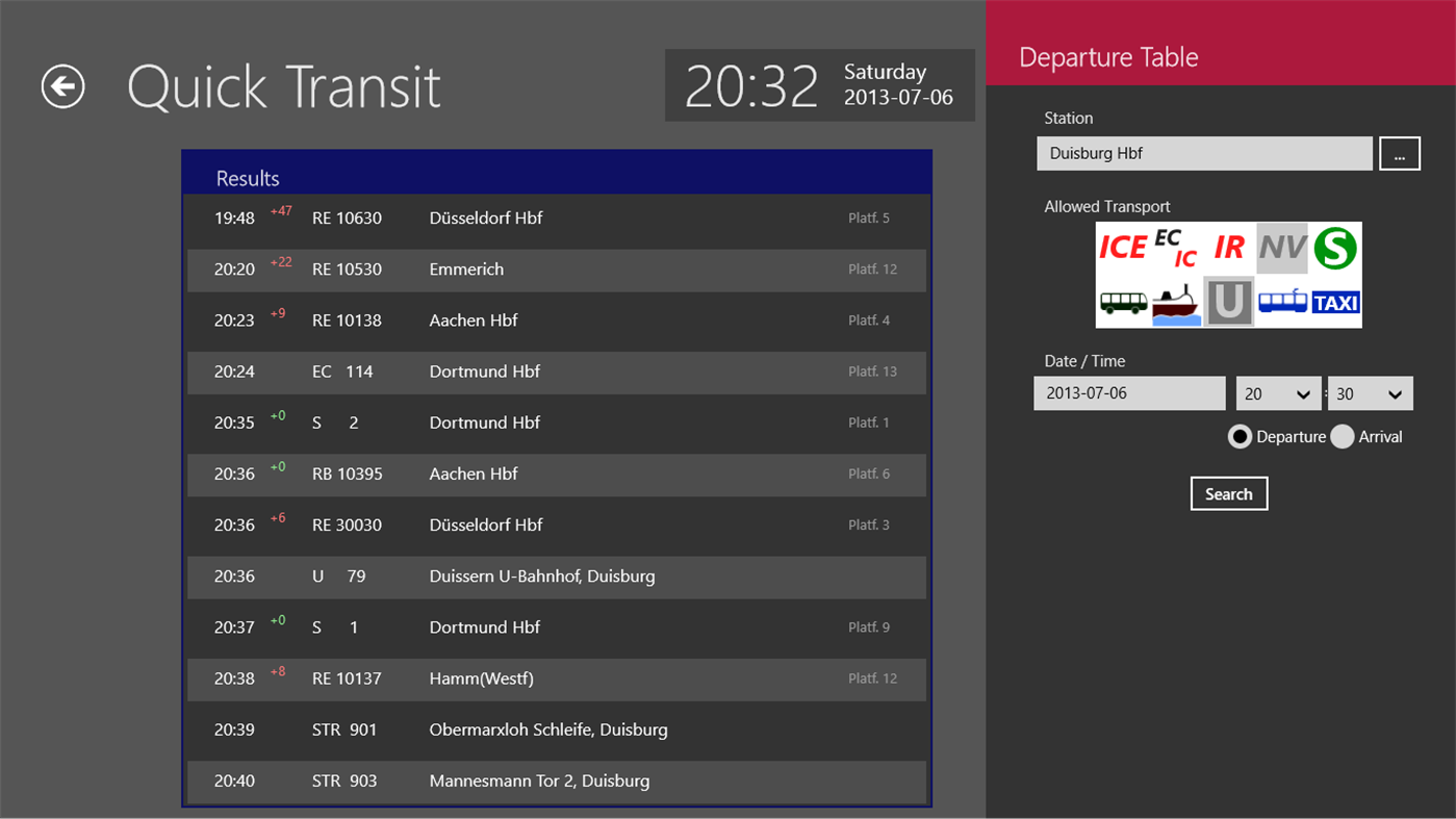 #1. QuickTransit (Windows) De: Rudi