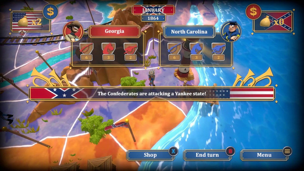 The Bluecoats: North & South screenshot 1
