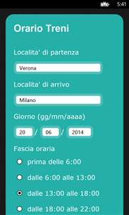 Orari Treni Italia screenshot 5