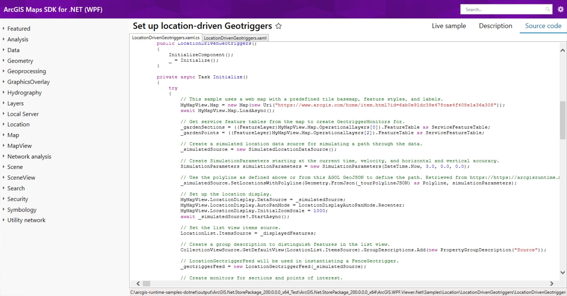 Wraparound maps, ArcGIS Maps SDK for .NET