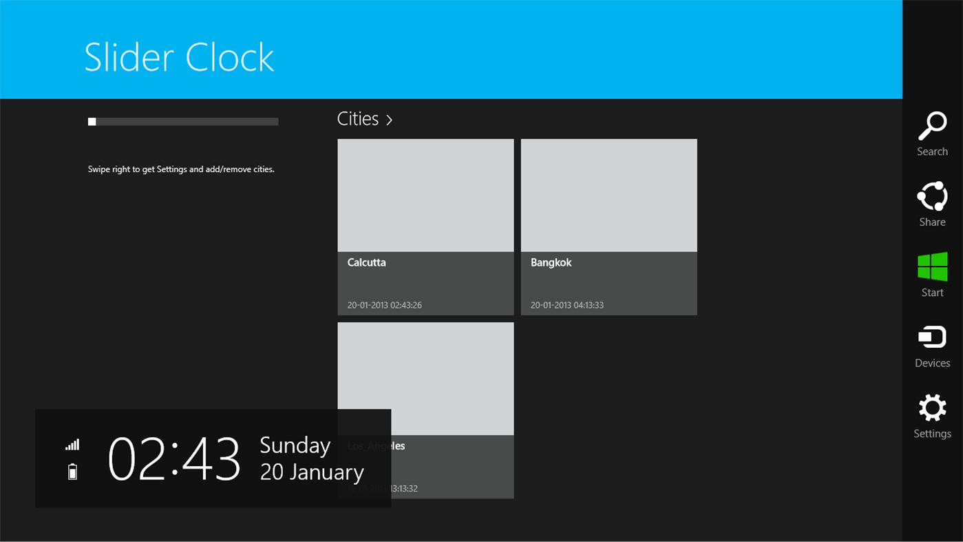 #4. Slider Clock (Windows) โดย: ‪kevinjaku‬