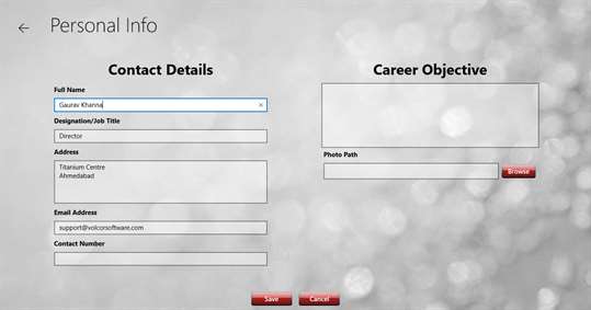 Resume Creator Pro screenshot 3