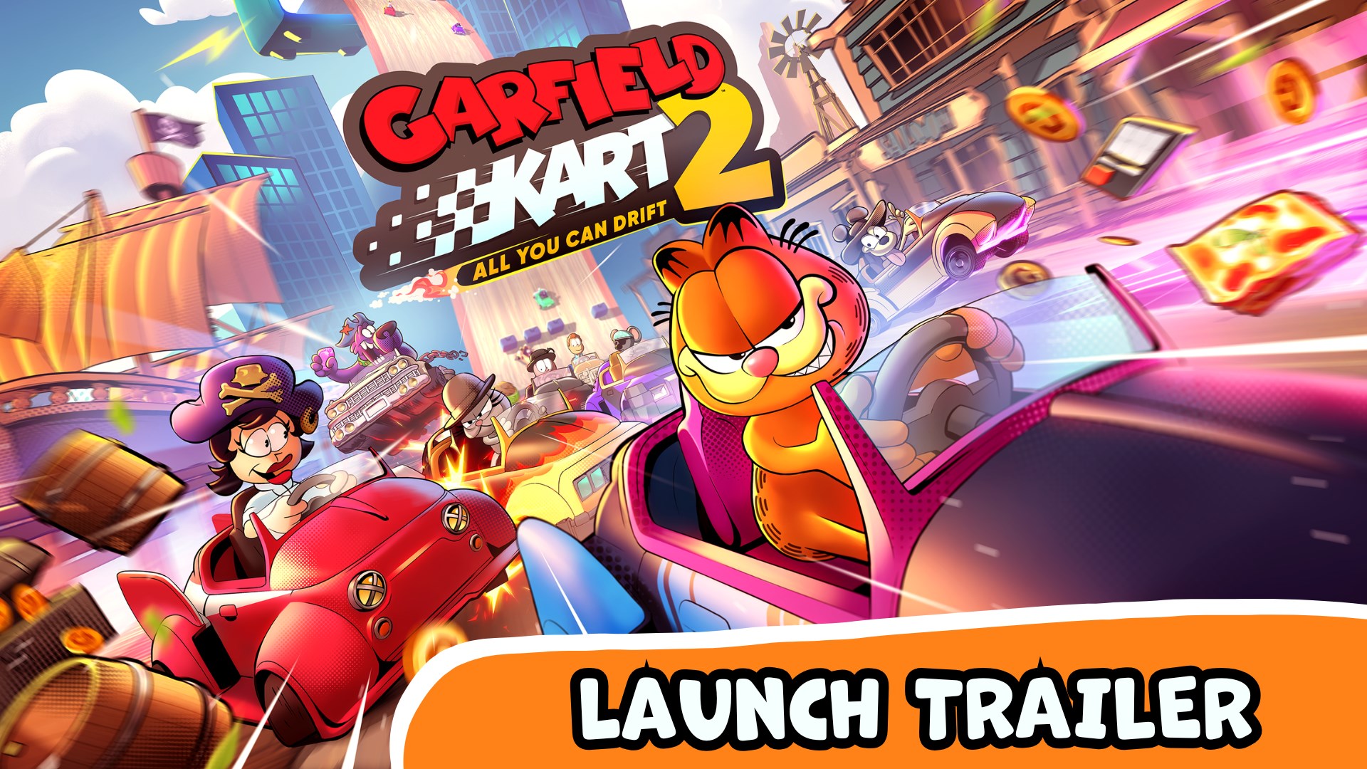 Garfield Kart 2 - All You Can Drift - Launch Trailer