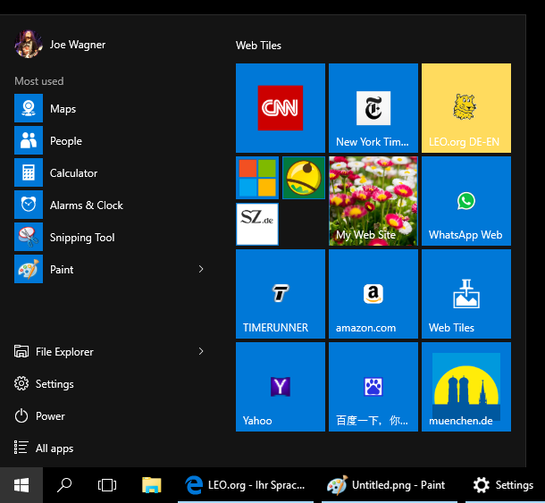  Tiles for Windows 10 Mobile