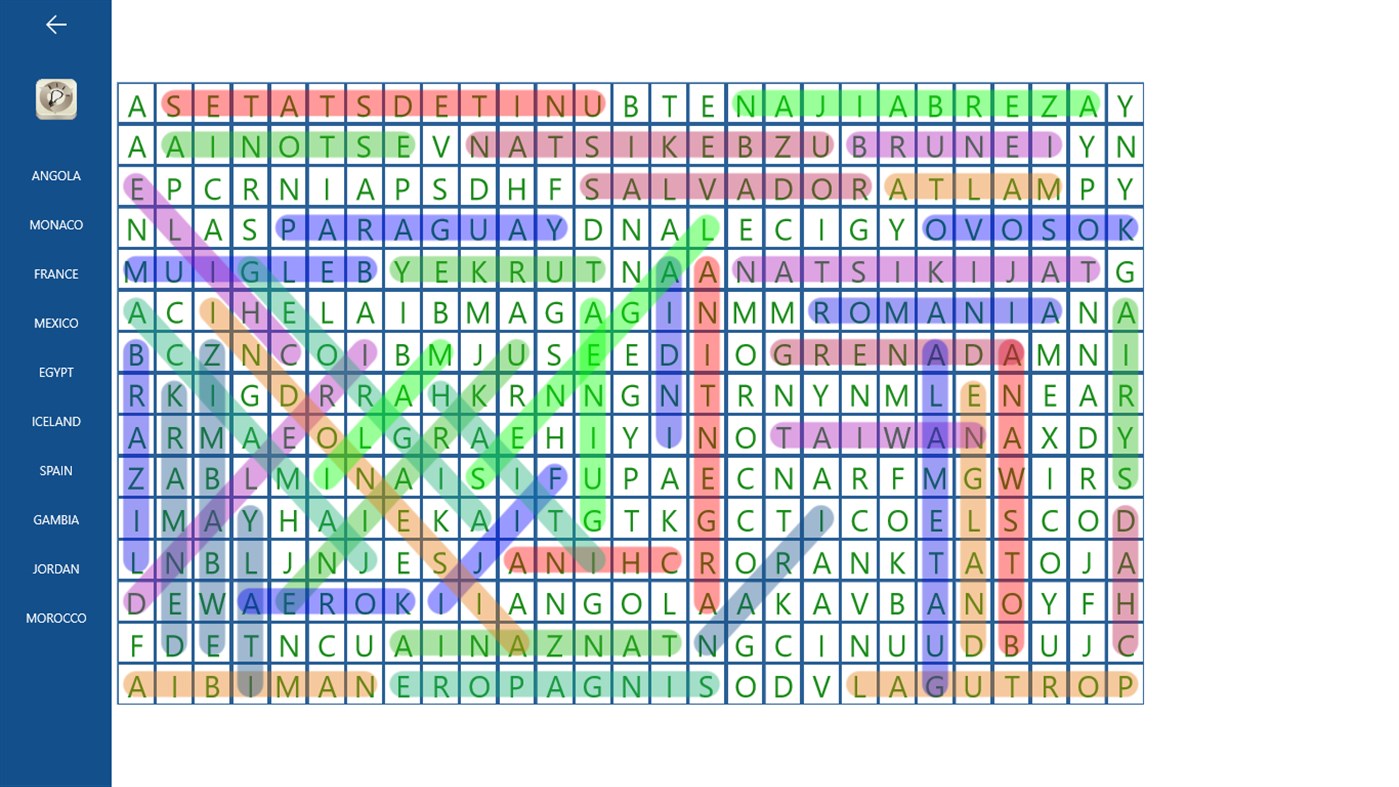 #1. Word Search Flow (Windows) By: Amazing Man