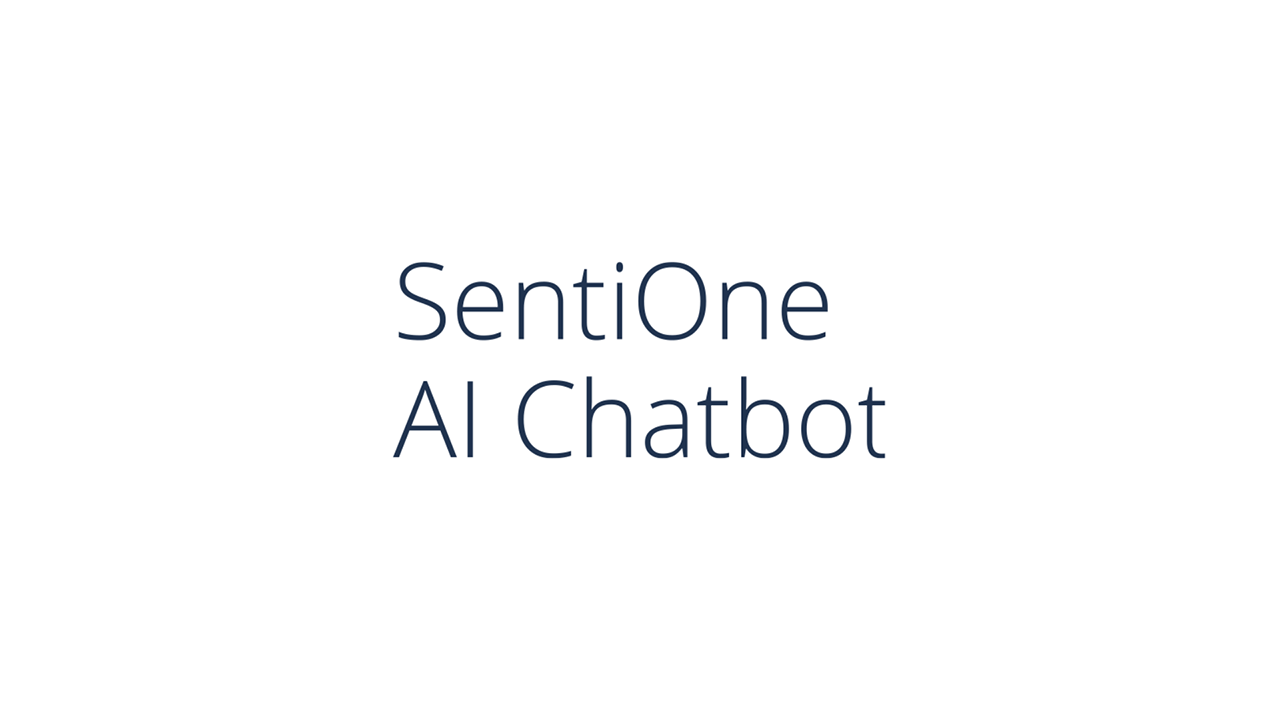 Snapshot 1 of SentiOne Conversational AI