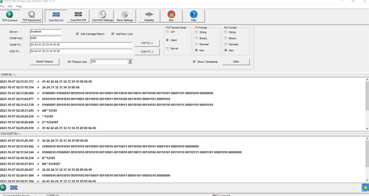 #4. TCP2COM Bridge & Monitor PRO (Windows) 来自: Audiosdroid