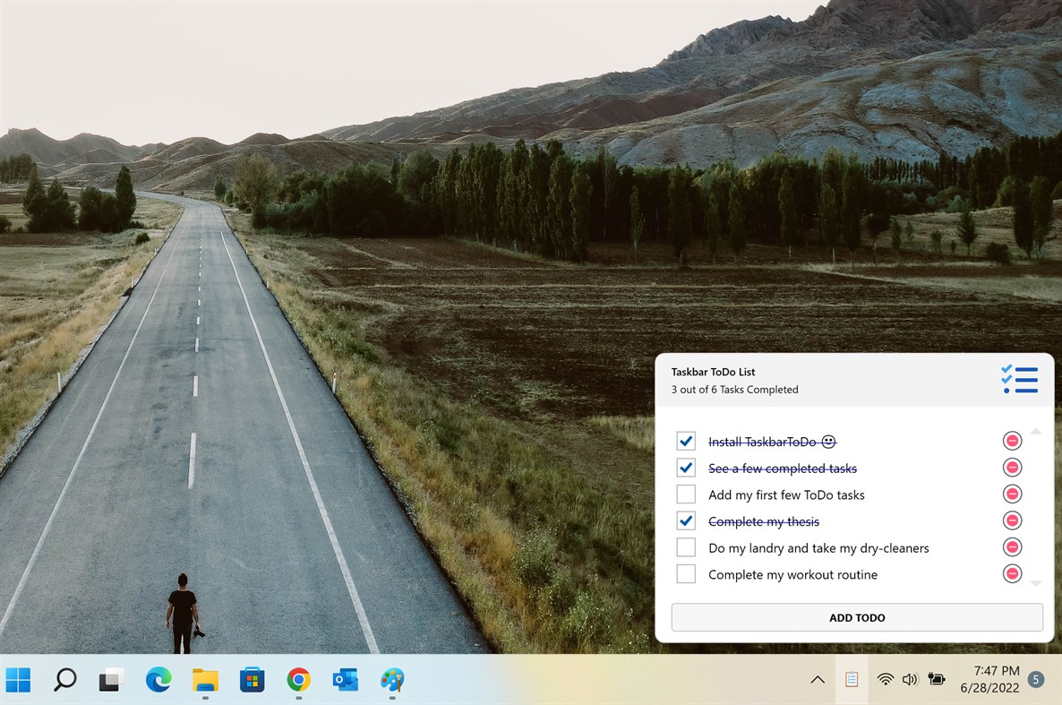 #2. TaskBar ToDo List (Windows) 由: EvlarSoft LLC