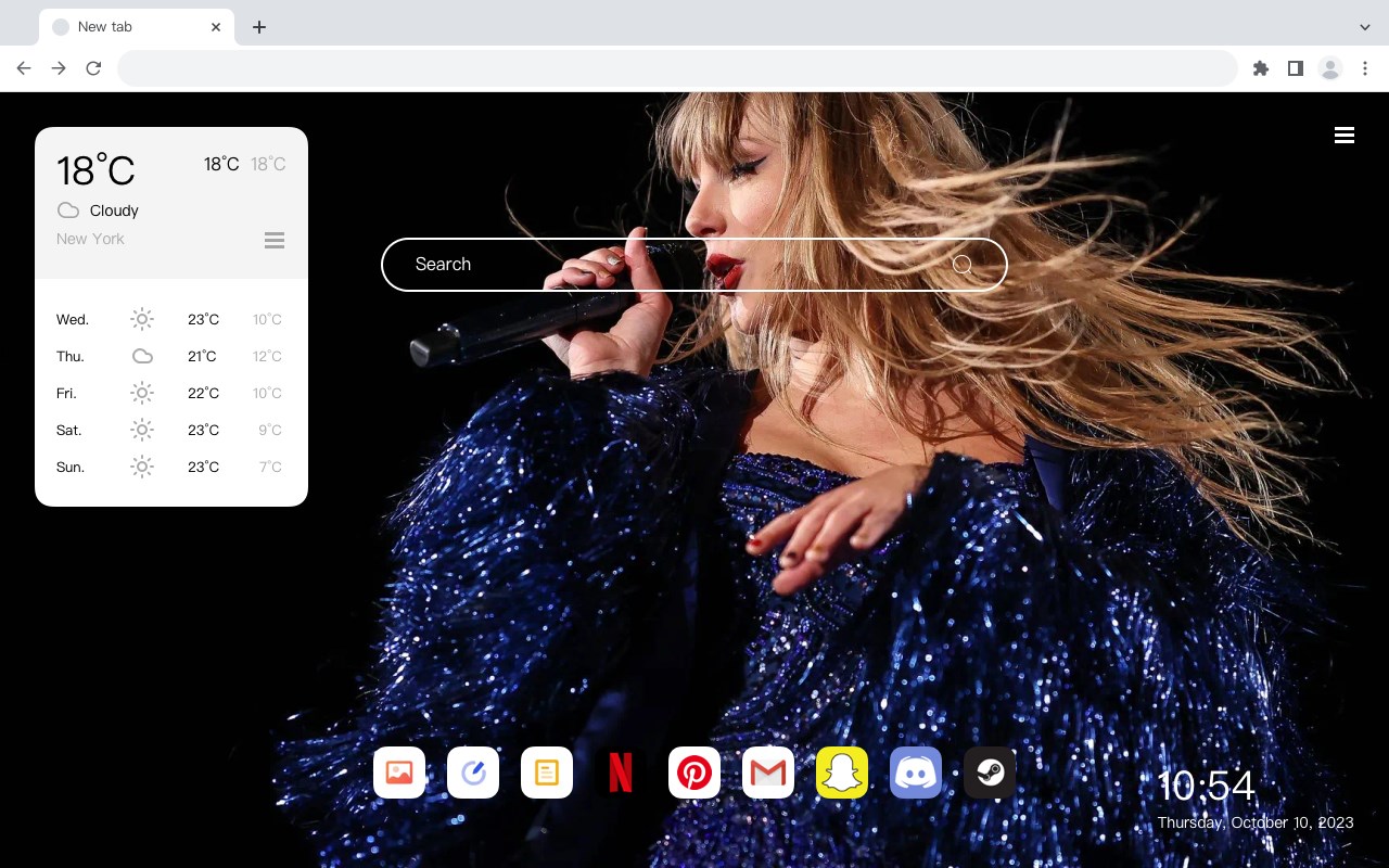 Taylor Swift The Eras Tour HomePage