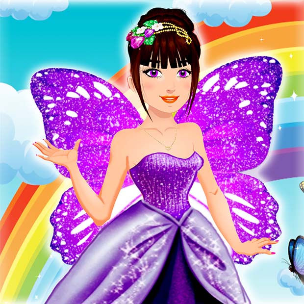 Fairy Saloon - Dressup & Makeover, Color by Number