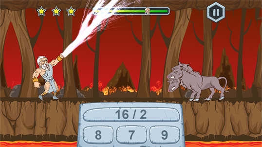 Zeus vs Monsters: Math Game - School Edition screenshot 1