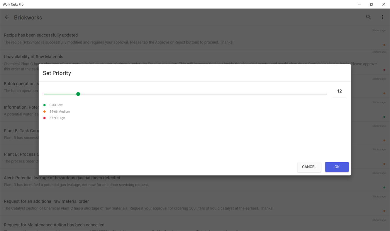 #8. Work Tasks Pro (Windows) Podle: AVEVA Group plc
