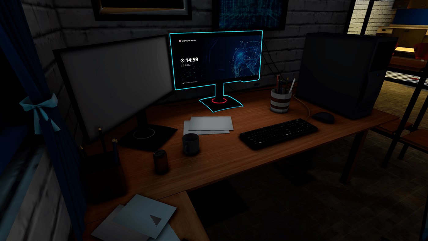 #2. Hacker Simulator PC Tycoon (Windows) 来自: Margala Games