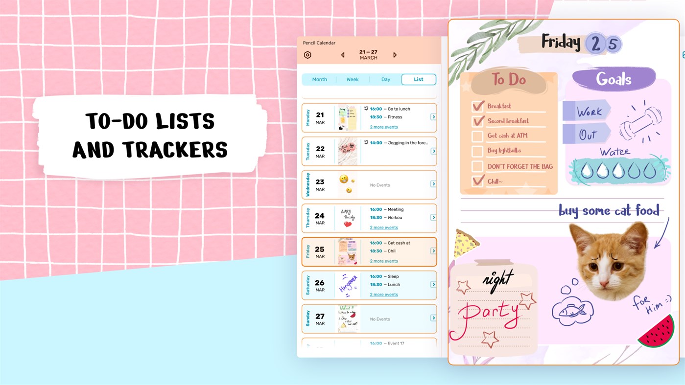 #4. Pencil Calendar - Daily Journal & Task List (Windows) Με: Simpledio LLP