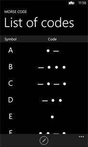 Morse code screenshot 2