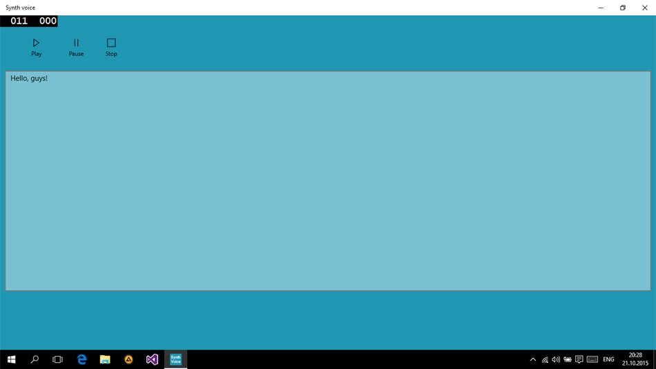 Synth Voice (Windows) 由: AwesomeEd