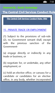 The Central Civil Services Conduct Rules 1964 screenshot 3