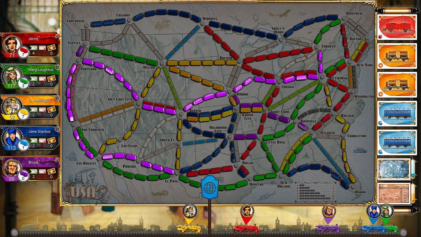 #3. Ticket to Ride: Classic Edition (Windows) Podle: Twin Sails Interactive