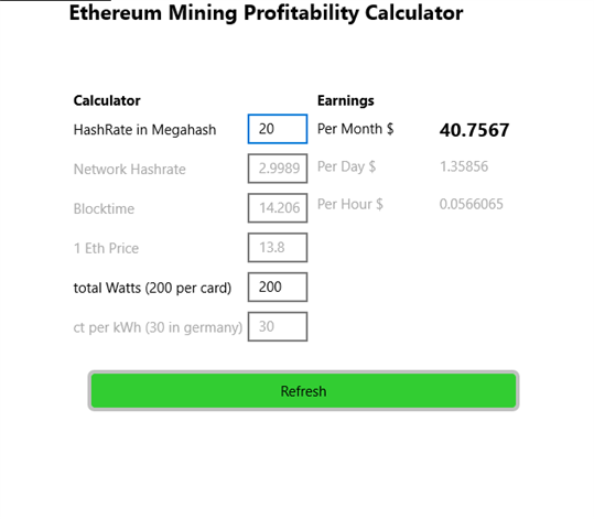 Profitability ethereum calculator coinbit korean crypto exchange