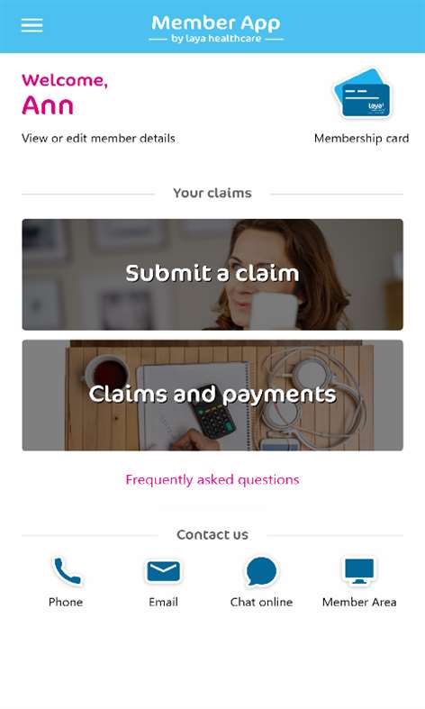 Member App by Laya Healthcare Screenshots 2