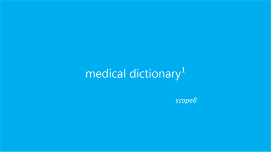 Medical Dictionary¹ screenshot 1