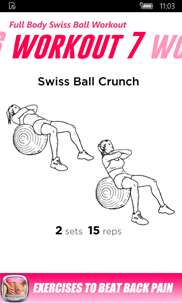 Full Body Swiss Ball Workout screenshot 6