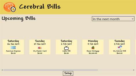 Cerebral Bills Screenshots 1