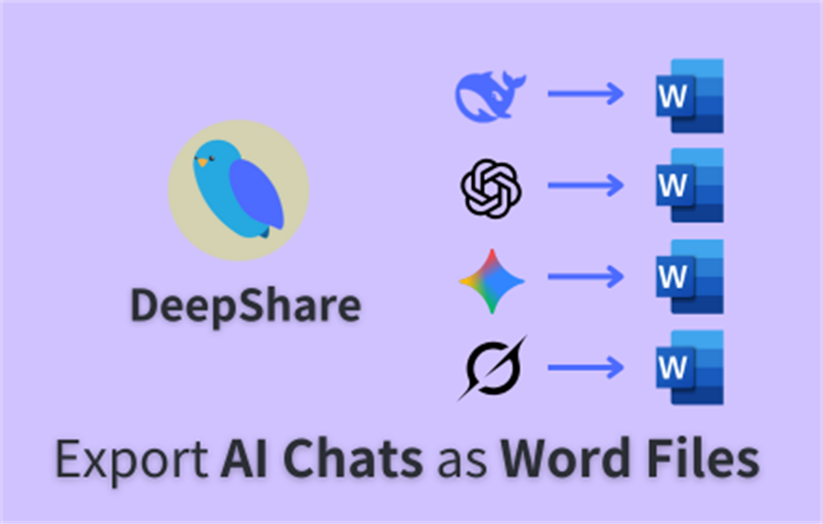 DeepShare: Export AI Chats as Word