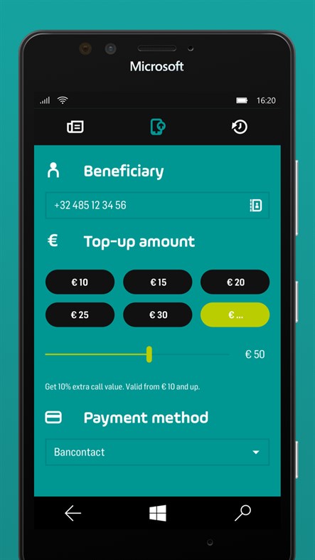 #3. BASE Top-up (Windows) By: Telenet Group