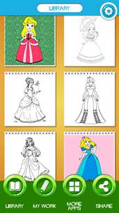 Princess Coloring Book for Kids screenshot 5