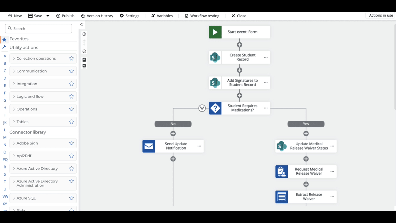 Snapshot 1 of Nintex Workflow