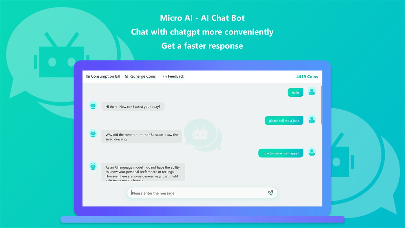 #1. Micro AI - AI Chat Bot (Windows) Bởi: MicroYiAppStudio