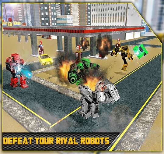 Robot War Hero Survival screenshot 2