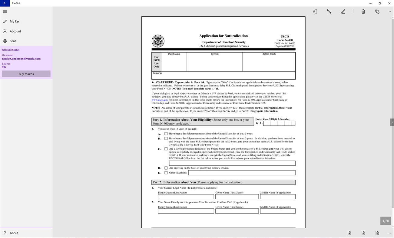 #3. Fax Out (Windows) Av: Vanaia LLC