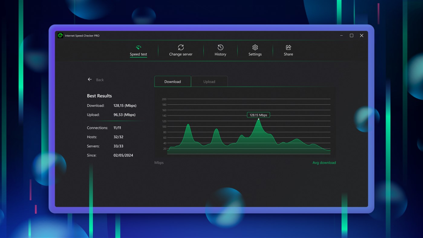 #6. Internet Speed Checker PRO (Windows) Podle: Yellow Elephant Productions