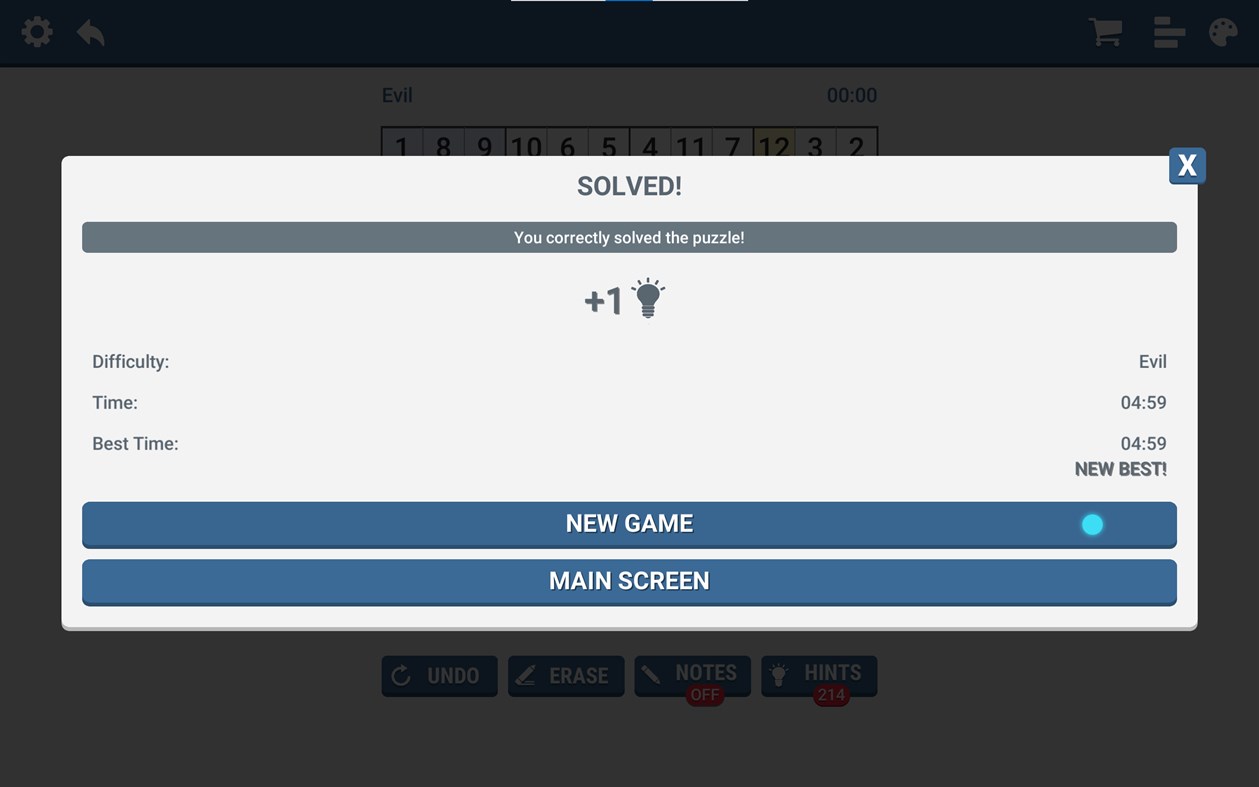 #7. Sudoku INFINITE+ (Xbox) Podle: NovaSoftwares