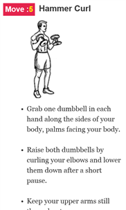 Dumbbell Biceps Workouts screenshot 4