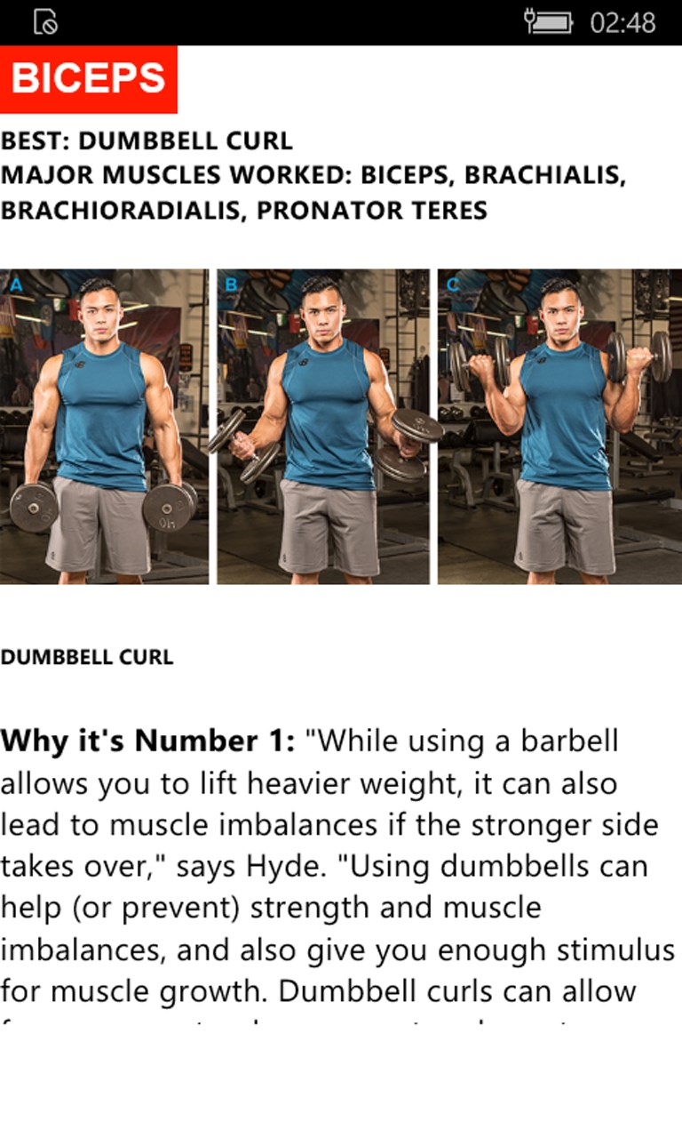 Screenshot 4 Best Muscle Building Exercises windows