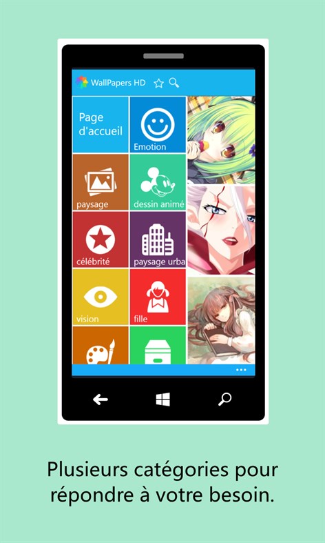 fond d'ecran anime windows phone 8