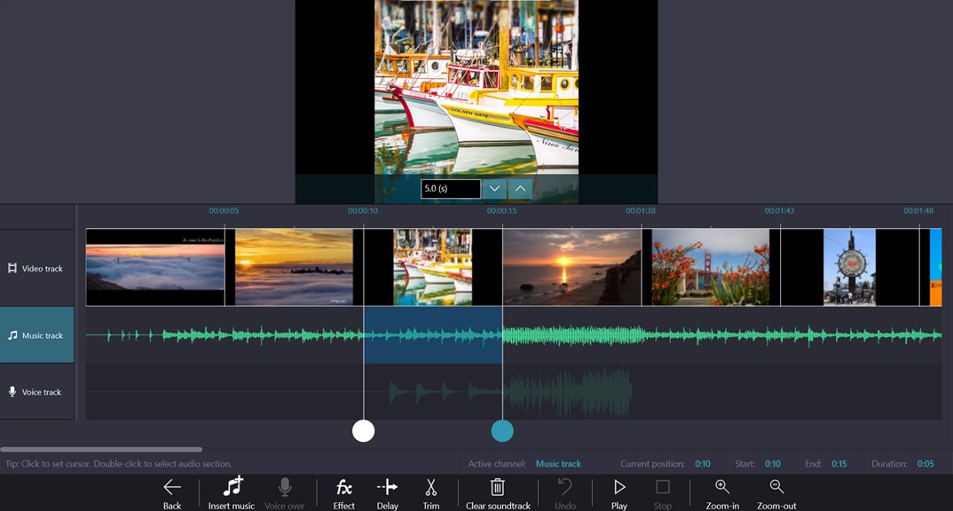 How to Replace Music with Built in  Video Editor 