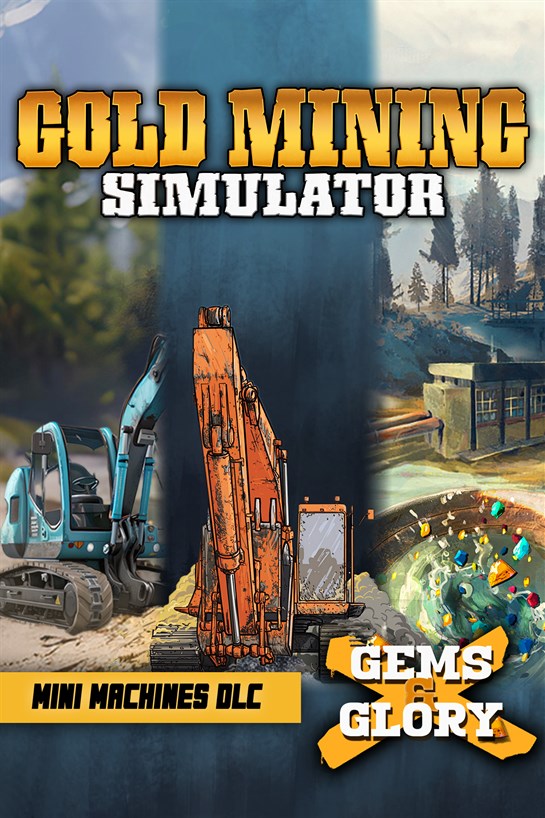 A(z) Gold Mining Simulator + Gems & Glory DLC + Mini Mining Machines DLC dobozképe