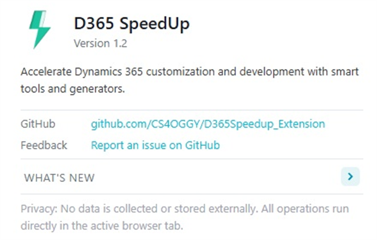 D365 SpeedUp