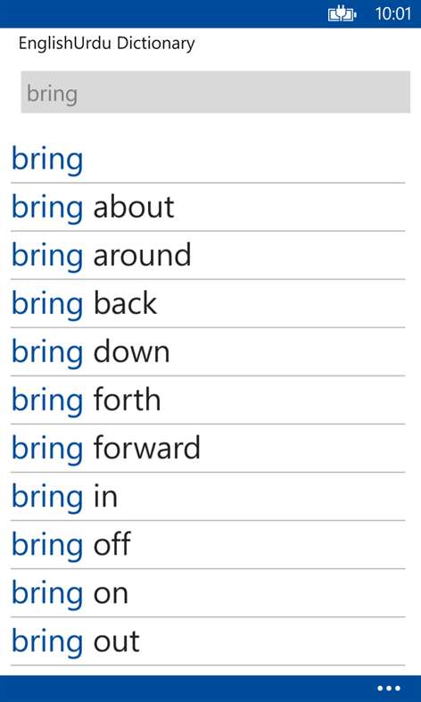 EnglishUrdu Dictionary Screenshots 1